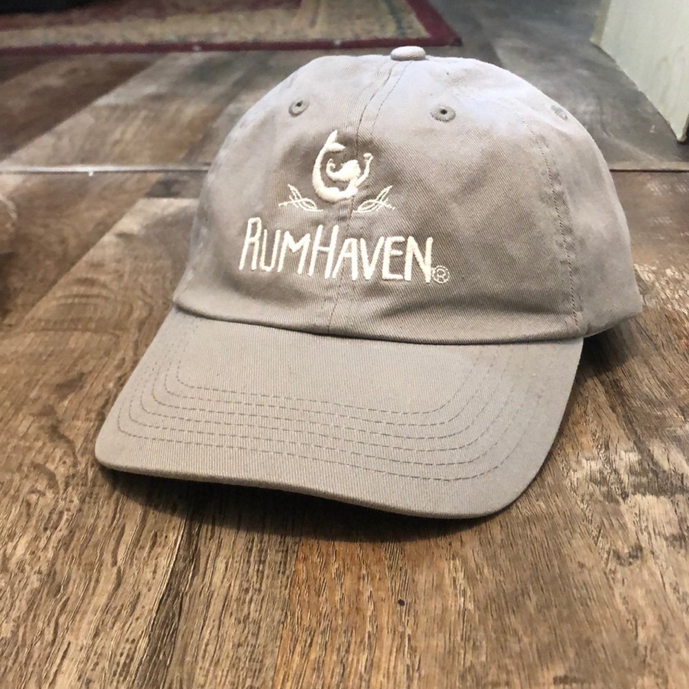 Men’s gray rumhaven neutral tone adjustable baseball cap